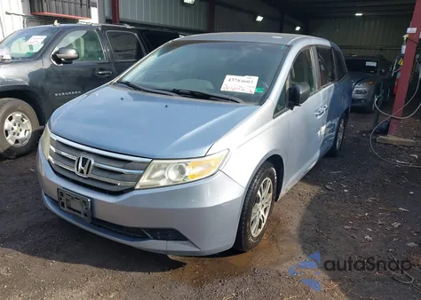 2012 Honda Odyssey Ex z USA, uszkodzony, nr VIN 5FNRL5H45CB072062